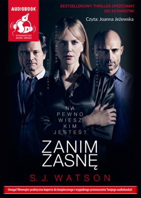 Okładka książki Zanim zasnę  okładka filmowa audiobook