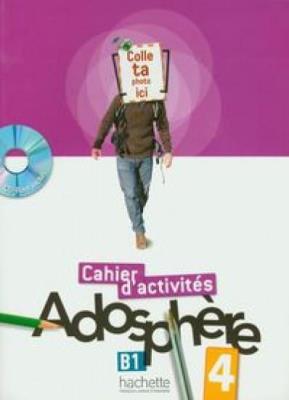Okładka książki Adosphere 4 ćw.+ CD HACHETTE