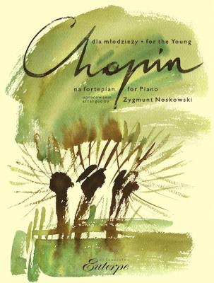 Chopin dla młodzieży na fortepian solo. Autor: Chopin Fryderyk. SmakLiter.pl Okładka książki Chopin dla młodzieży na fortepian solo