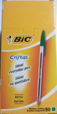 Opakowanie Długopis Cristal Original zielony (50szt) BIC