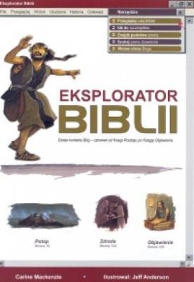 Eksplorator Biblii. Autor: Mackenzie Carine. SmakLiter.pl Okładka książki Eksplorator Biblii