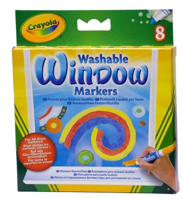 Flamastry do rysowania po szkle CRAYOLA. Wydawca: Crayola. SmakLiter.pl Opakowanie Flamastry do rysowania po szkle CRAYOLA