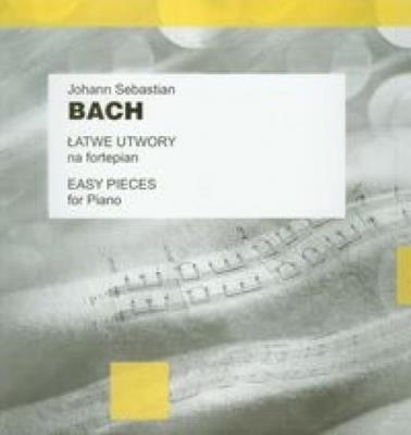 Okładka książki J.S. Bach. Łatwe utwory na fortepian PWM