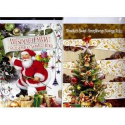 Opakowanie Kartka A5 Świąteczna MIX Boże Narodzenie AVANTI