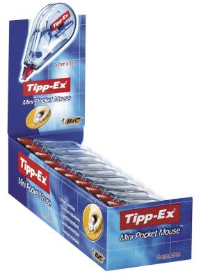 Opakowanie Korektor Tipp-Ex w taśmie 5mm*5m biały (10szt) BIC