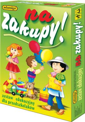 Na zakupy!. Autor: Adamigo. SmakLiter.pl Okładka książki Na zakupy!