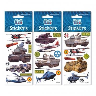 Naklejki Sticker BOO silver military. Wydawca: Sticker Boo. SmakLiter.pl Opakowanie Naklejki Sticker BOO silver military