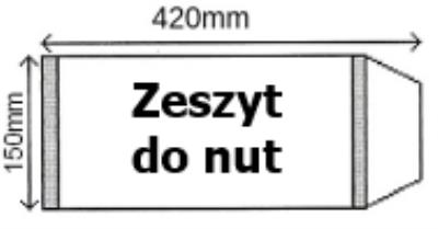 Okładka książki Okładka na zeszyt do nut A5 (25szt) NARNIA