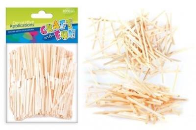 Opakowanie Ozdoba dek drewniane patyczki naturalne 1000szt