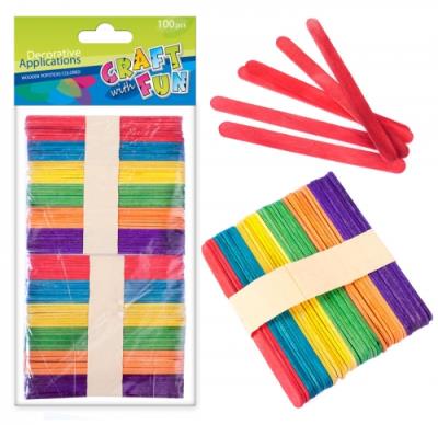 Opakowanie Ozdoba dekoracyjna drewniane patyczki kolor 100szt