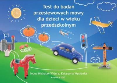 Test do badań przesiewowych mowy dla dzieci. Autor: Iwona Michalak-Widera, Katarzyna Węsierska. SmakLiter.pl Okładka książki Test do badań przesiewowych mowy dla dzieci