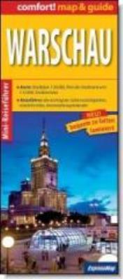 Warschau 2w1 przewodnik i mapa. Wydawca: ExpressMap. SmakLiter.pl Opakowanie Warschau 2w1 przewodnik i mapa