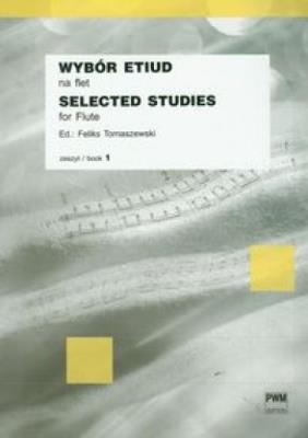 Wybór etiud na flet 1 PWM. Autor: Feliks Tomaszewski. SmakLiter.pl Okładka książki Wybór etiud na flet 1 PWM