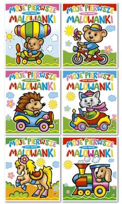 (041) Moje pierwsze malowanki MIX. Autor:   Praca zbiorowa. SmakLiter.pl Okładka książki (041) Moje pierwsze malowanki MIX