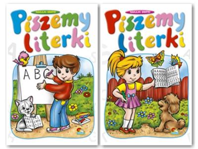 (043) Piszemy literki MIX. Autor:   Praca zbiorowa. SmakLiter.pl Okładka książki (043) Piszemy literki MIX