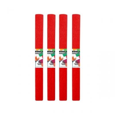 Opakowanie Bibuła marszczona 08 czerwona ciemna 10szt