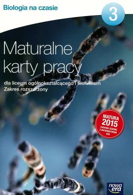 Biologia na czasie Maturalne karty pracy 3 Zakres rozszerzony Szkoła ponadgimnazjalna LO 3 KP ZR wyd.2014 NE. Autor: Jolanta Holeczek, Witek-Nowakowska Alina. SmakLiter.pl Okładka książki Biologia na czasie Maturalne karty pracy 3 Zakres rozszerzony Szkoła ponadgimnazjalna LO 3 KP ZR wyd.2014 NE