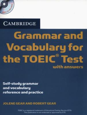 Okładka książki Cambridge Grammar and Vocabulary for the TOEIC Test with Answers + CD