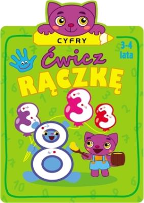 Okładka książki Ćwicz rączkę. Cyfry