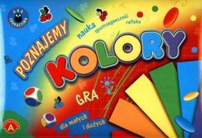 Okładka książki Gra - Poznajemy kolory ALEX