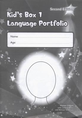 Kid's Box  1 Language Portfolio. Autor: Elliott Karen, Nixon Caroline. SmakLiter.pl Okładka książki Kid's Box  1 Language Portfolio
