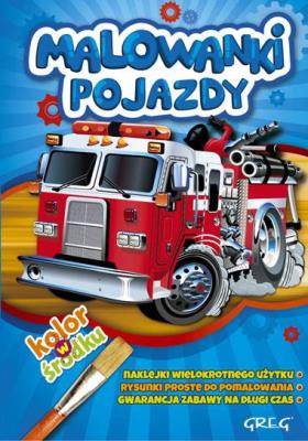 Okładka książki Malowanki - pojazdy GREG