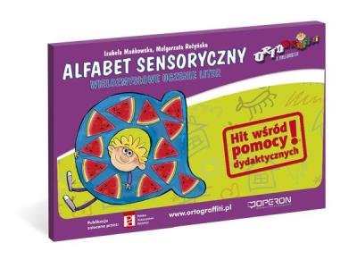Ortograffiti SP Alfabet sensoryczny Pakiet OPERON. Autor: Mańkowska Izabela, Rożyńska Małgorzata. SmakLiter.pl Okładka książki Ortograffiti SP Alfabet sensoryczny Pakiet OPERON