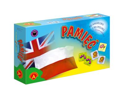 Opakowanie Pamięć. Po angielsku i po polsku (memory) ALEX