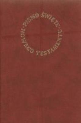 Okładka książki Pismo święte Nowy testament - mały płótno OLSZTYN