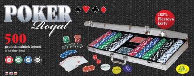 Poker Royal 500 żetonów ALBI. Wydawca: Albi. SmakLiter.pl Opakowanie Poker Royal 500 żetonów ALBI