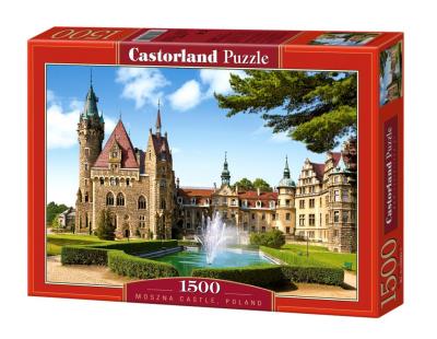 Okładka książki Puzzle 1500 Zamek Moszna - Polska CASTOR