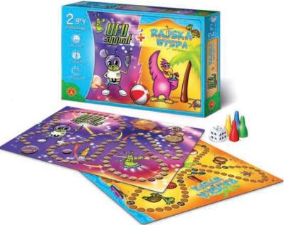 Okładka książki UFO sygnał / Rajska wyspa