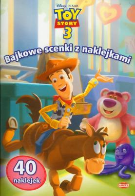 Okładka książki Bajkowe scenki z naklejkami - Toy Story 3