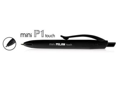 Opakowanie Długopis P1 mini Rubber Touch czarny (40szt) MILAN