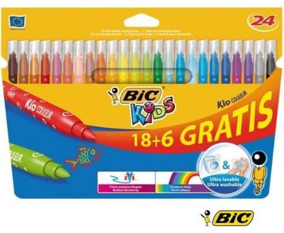Opakowanie Flamastry KIDS Couleur (18+6 szt.) BIC