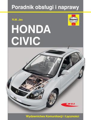 Honda Civic modele 2001-2005. Autor: Jex R. M.. SmakLiter.pl Okładka książki Honda Civic modele 2001-2005