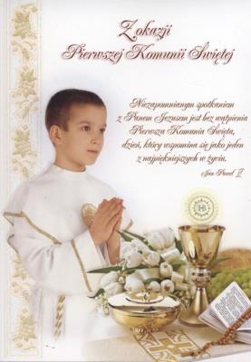 Okładka książki Karnet komunijny B6 mix