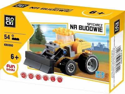 Opakowanie Klocki Blocki Na budowie spychacz 54 elementy