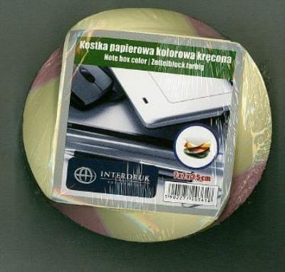 Opakowanie Kostka kolorowa kręcona 70x70x35 mm