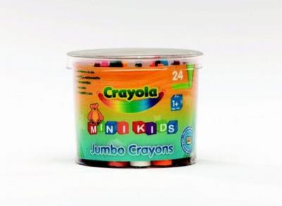 Kredki świecowe MINIKIDS 24 szt. CRAYOLA. Autor:   Praca zbiorowa. SmakLiter.pl Okładka książki Kredki świecowe MINIKIDS 24 szt. CRAYOLA