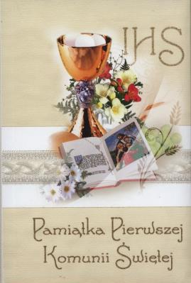 Okładka książki Książeczka Komunijna A5 mix kolorów