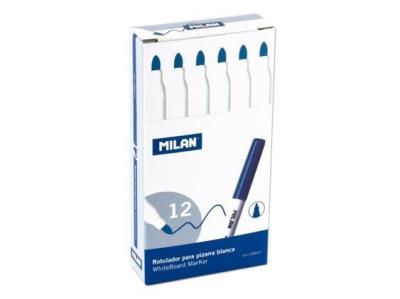 Opakowanie Marker do tablic cienki czerwony (12szt) MILAN