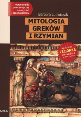 Okładka książki Mitologia Greków i Rzymian z oprac. GREG