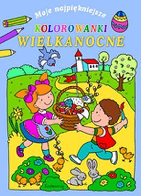 Okładka książki Moje najpiękniejsze kolorowanki wielkanocne