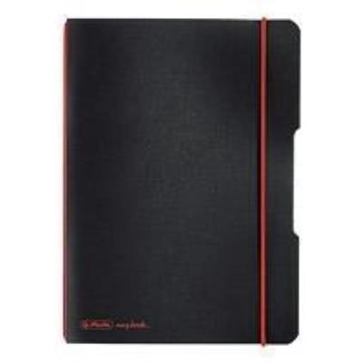 Okładka książki Notatnik A5/40K kratka My.BookF czarny