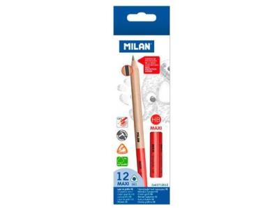 Opakowanie Ołówki trójkątne maxi HB (12szt) MILAN
