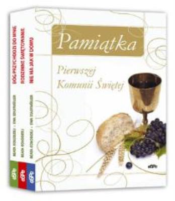 Okładka książki Pamiątka Pierwszej Komunii Św. Pakiet 3 książek