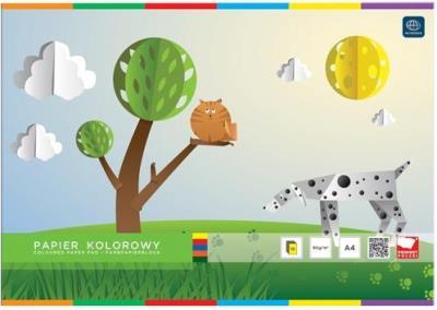 Opakowanie Zeszyt papierów kolorowych A4/10K (10szt)