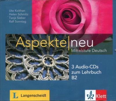 Aspekte Neu B2 CD audio do ćwiczeń. Wydawca: LektorKlett. SmakLiter.pl Opakowanie Aspekte Neu B2 CD audio do ćwiczeń