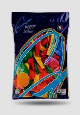 Opakowanie Balony Pastel 8 różnokolorowe 100 sztuk